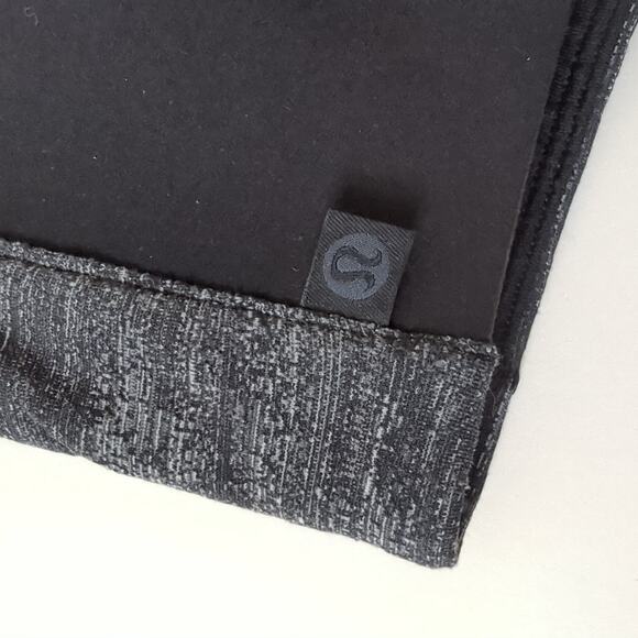 lululemon Lab Womens Varsa Bra Sports Bra Jacquard Gray Black 2 Training Rare - Picture 3 of 5